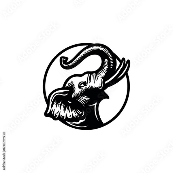 Obraz Elephant Logo Template