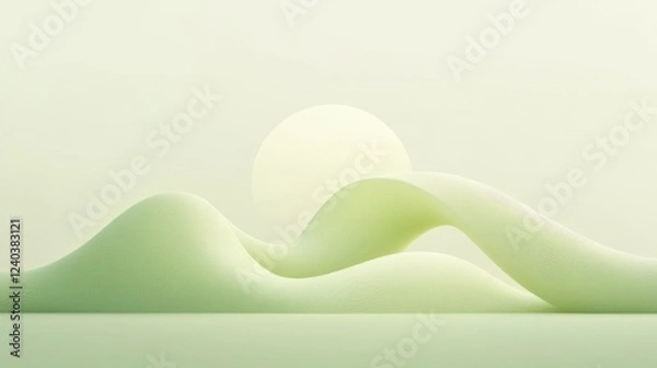 Fototapeta Illustration that represents the concept of Achieving Emotional Stability 