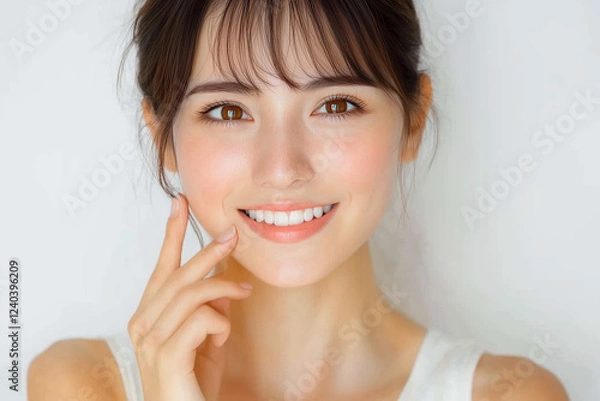 Obraz 笑顔の女性