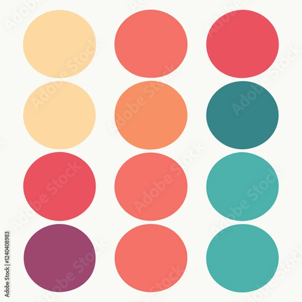 Fototapeta colour plater design