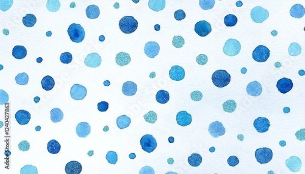 Fototapeta 抽象的なイラスト（青、水色）