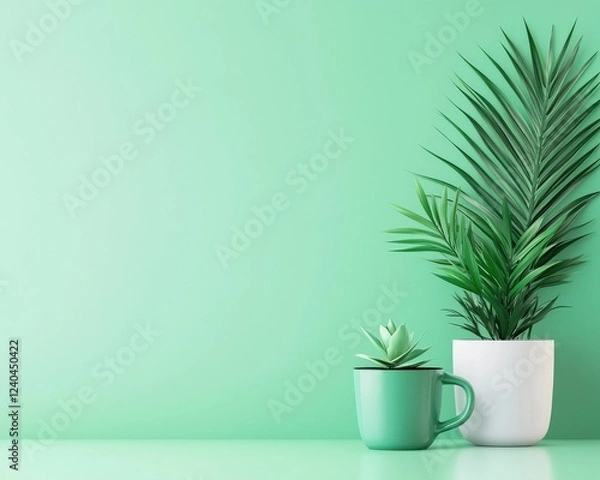 Fototapeta Sustainable practices shaping a greener future.