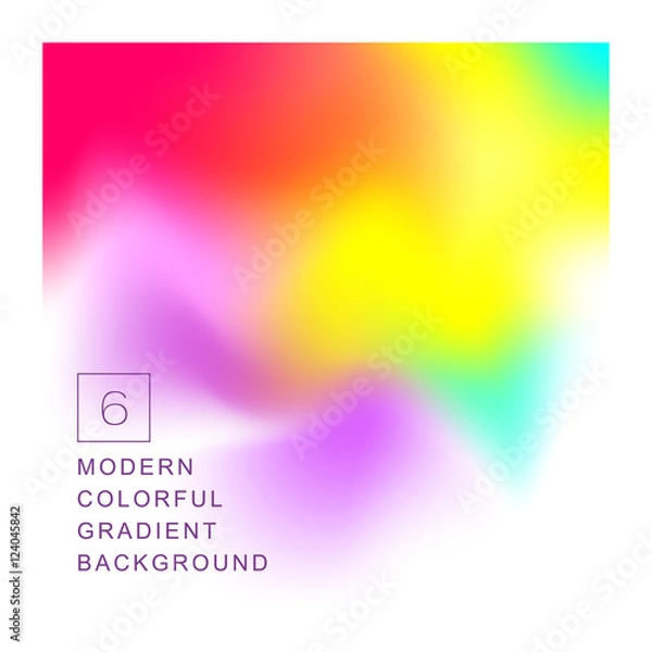 Obraz актуальный современный градиентный разноцветный яркий фон для фирменного стиля, рекламы, обложки, визитной карточки шаблона презентации, веб-дизайна и мобильных приложений