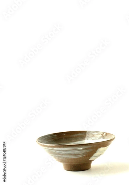 Obraz 美濃焼刷毛目の抹茶茶碗