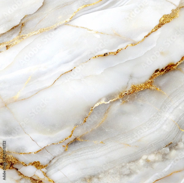Obraz White carrara statuario marble texture background