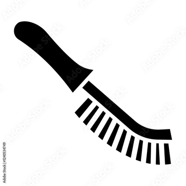 Obraz Wire Brush Glyph Icon Design