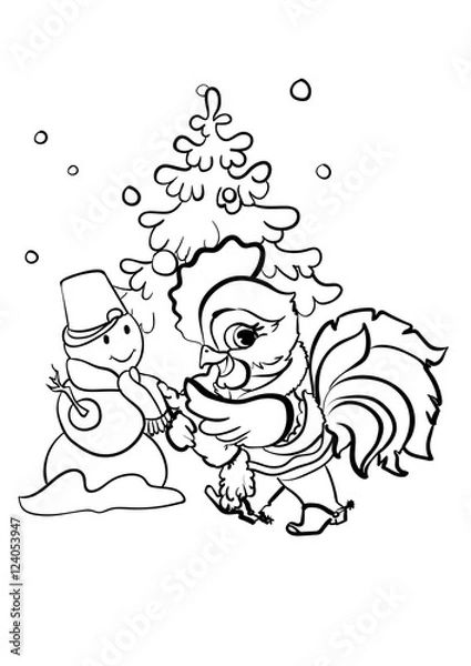 Fototapeta петушок