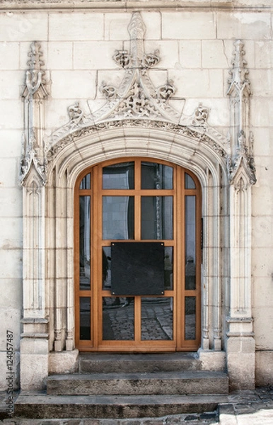 Obraz La porte arrière de la mairie de Saumur