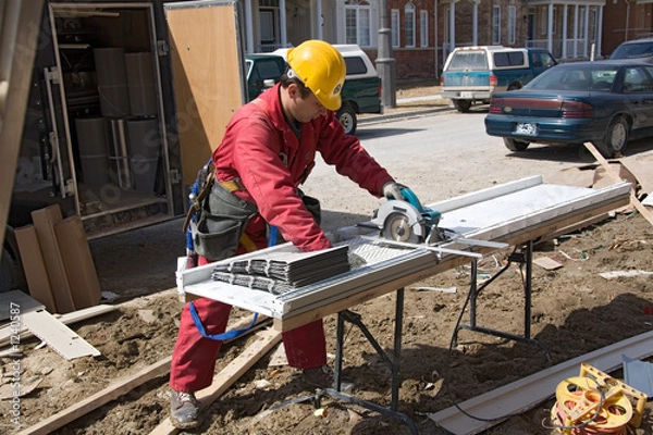 Obraz construction people