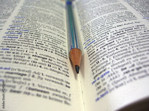 Fototapeta studying english