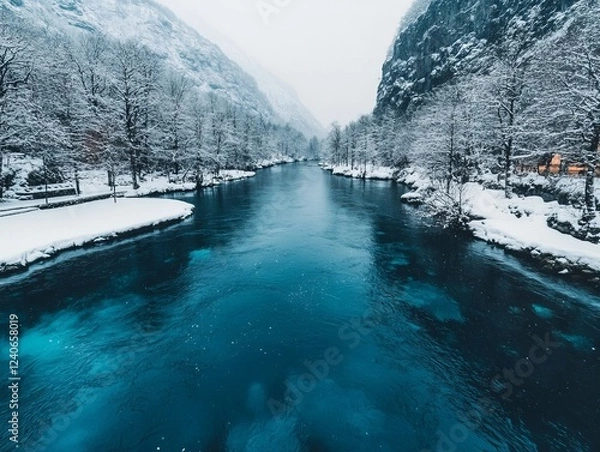 Obraz winter in the mountains