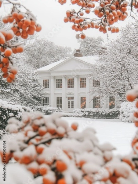 Obraz house in the snow