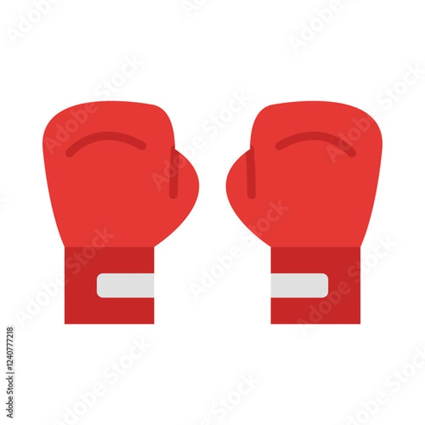 Obraz Boxing glove flat icon