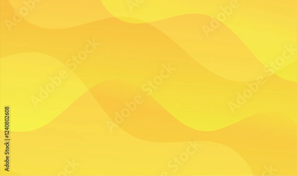 Fototapeta Yellow geometric background with modern abstract shapes, polygonal patterns, and dynamic design elements. Perfect for branding, presentations, and digital artwork.