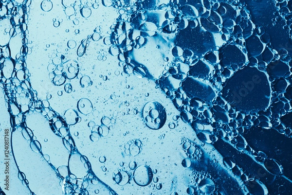 Obraz fresh water abstract blue background