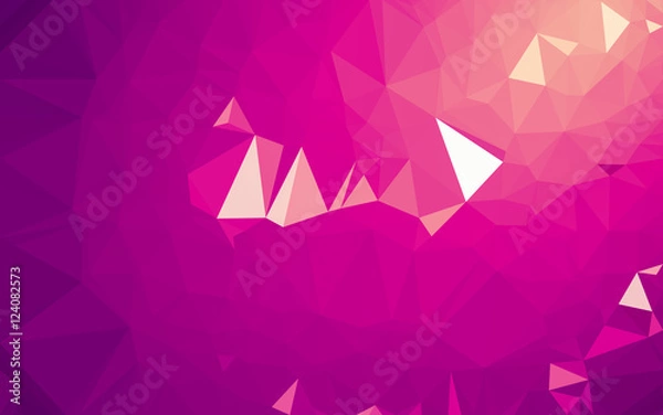 Fototapeta Abstract low poly background, geometry triangle