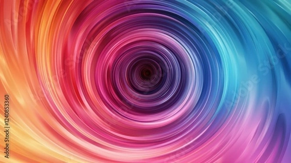 Fototapeta A smooth, seamless circular color wheel with blended transitions between each color.