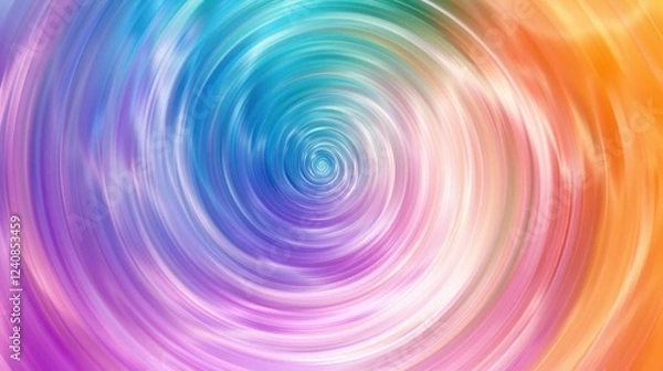 Fototapeta A smooth, seamless circular color wheel with blended transitions between each color.