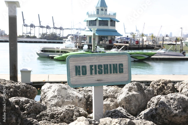 Obraz No Fishing