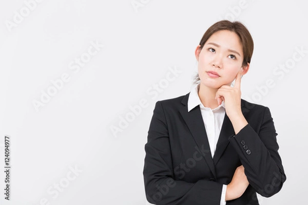 Fototapeta 悩む女性