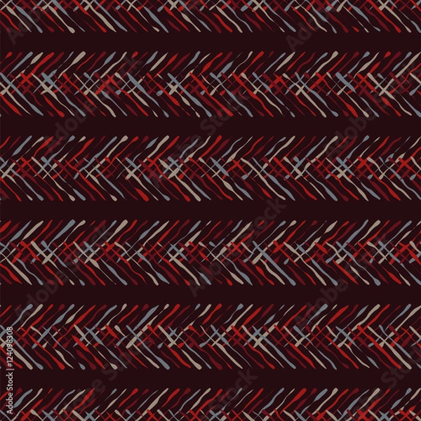 Fototapeta Ethnic boho seamless pattern. Print. Repeating background. Cloth design, wallpaper.