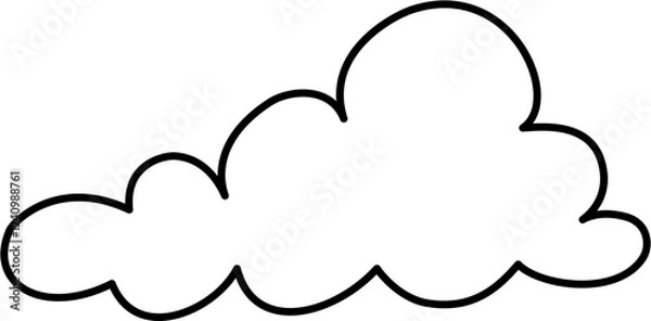 Obraz Cloud Outline Coloring