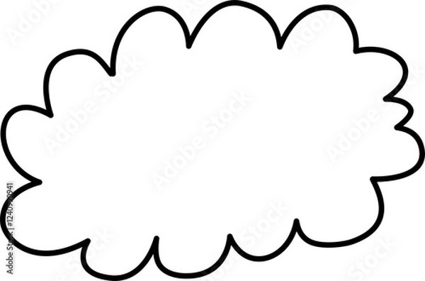 Fototapeta Bush Outline Coloring