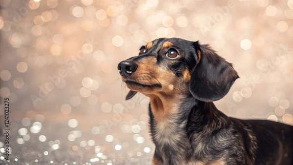 Obraz Beagle, dachshund, and dog portraits capture the charm of canine companions