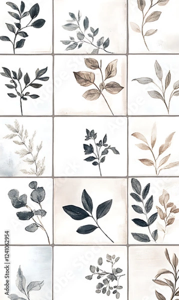 Fototapeta Carpet or tile patterns for interior decoration