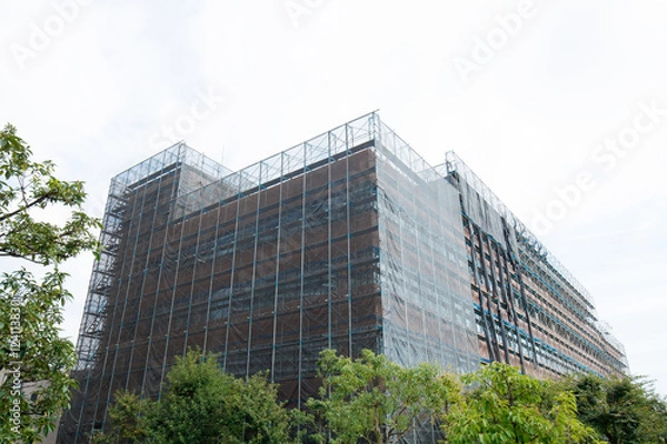 Fototapeta マンション・工事