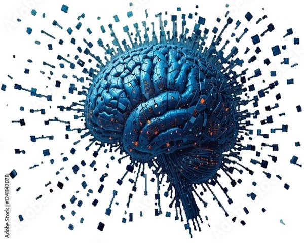 Obraz Neural Networks & Data Flow Dynamics