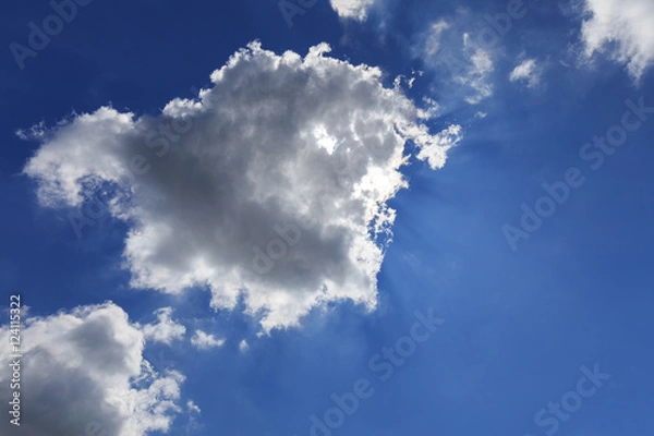 Obraz 夏の青空と雲