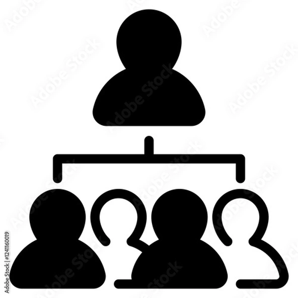 Fototapeta Hierarchy Icon