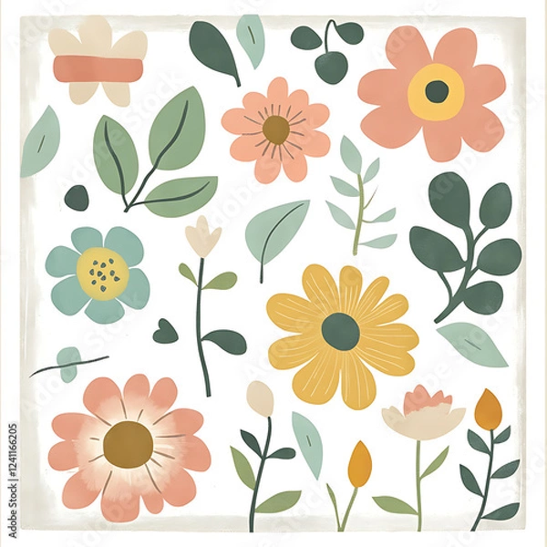 Fototapeta Carpet or tile patterns for interior decoration