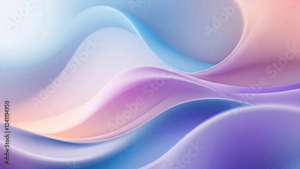 Fototapeta Abstract Gradient Blur Background with Soft Pastel Colors – Modern and Elegant