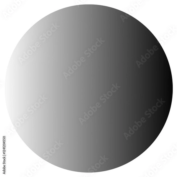 Fototapeta deep gray pearl,Colorful hand drawn organic round blot circle speech.Cycle gradient blob bubble art, organic freeform shape blob bubble, abstract comic speech element isolated. Cartoon round message. 