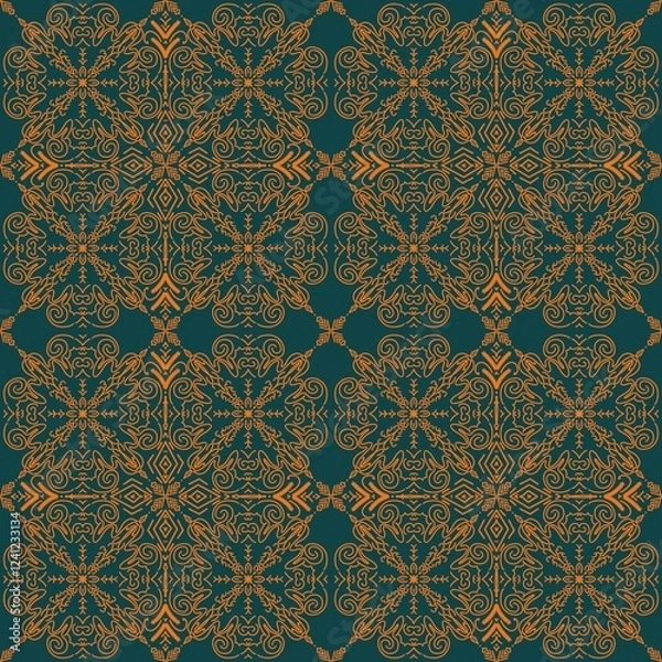 Obraz textile graphic , pattern , ikat pattern , ikat print, fabric, textile ,graphic pattern 