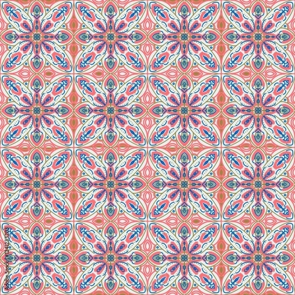 Obraz textile graphic , pattern , ikat pattern , ikat print, fabric, textile ,graphic pattern 