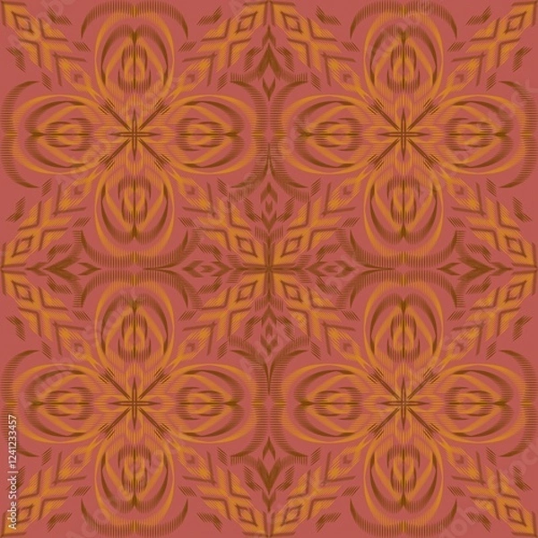 Obraz textile graphic , pattern , ikat pattern , ikat print, fabric, textile ,graphic pattern 