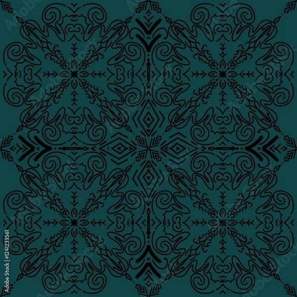 Obraz textile graphic , pattern , ikat pattern , ikat print, fabric, textile ,graphic pattern 