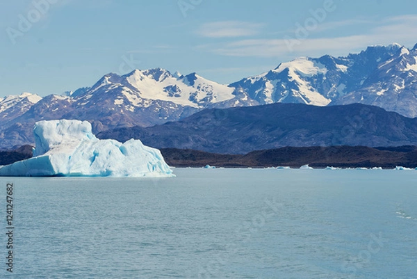 Obraz glaciar and mountain