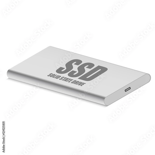 Fototapeta SSD USB drive