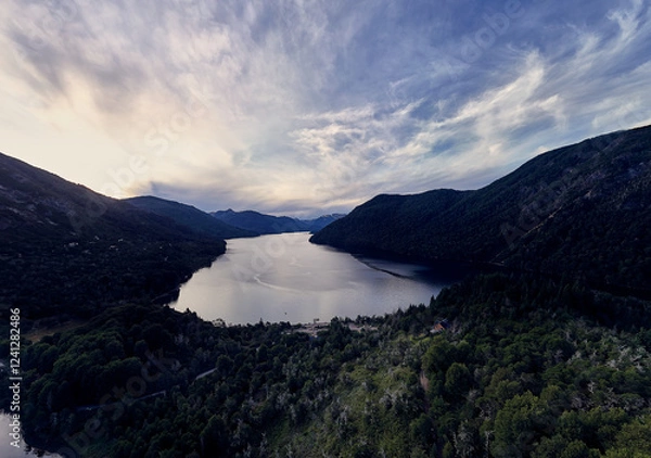 Obraz lake and mountains