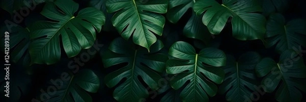 Fototapeta abstract green background with smoke