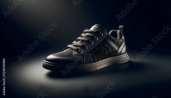 Fototapeta Luxury Sneaker with Elegant Detailing, GENERATIVE AI	