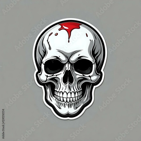 Obraz skull and crossbones