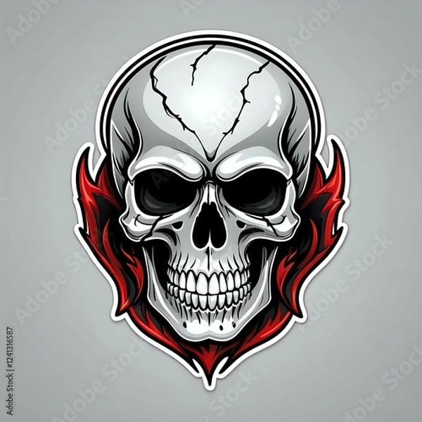 Obraz skull and crossbones