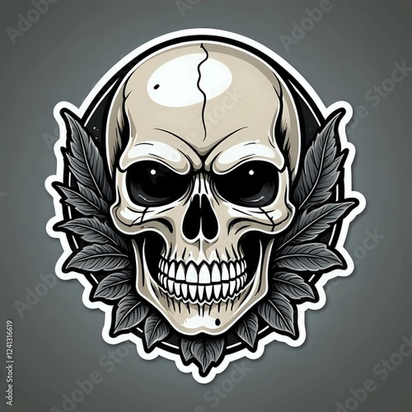 Obraz skull and crossbones