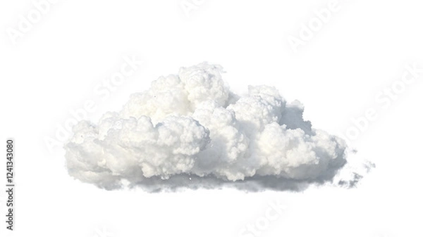 Fototapeta Big cloud isolated on png background