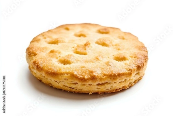 Fototapeta a biscuit isolated on white background 